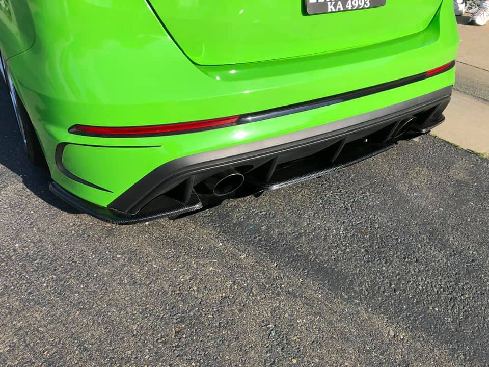 2016-2018 Ford Focus RS Lower Rear Diffuser Add Ons Now Available