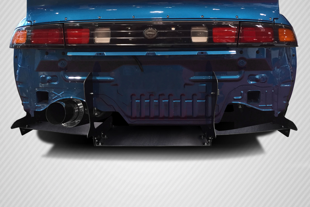 1995-1998 Nissan 240SX S14 Carbon Creations RBS V2 Wide Body Rear Diffuser ...