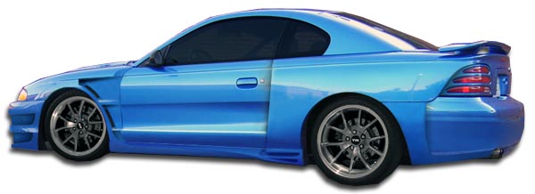 2 Piece Body Kit Compatible With Mustang 1994-1998 Brightt Duraflex ED-USC-425 Velocity Fenders 