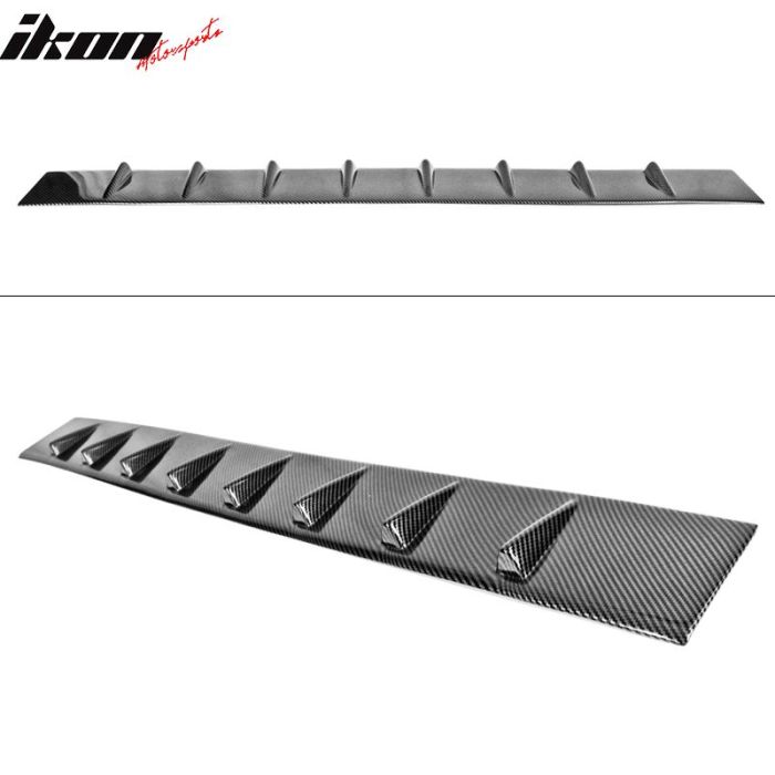 Rear Roof Spoiler Wing For 2011-2020 Dodge Charger Shark Fin Carbon Fiber Style 