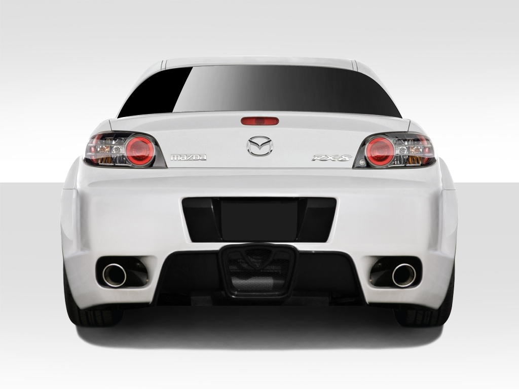 Black finish 2004 to 2008 Mazda RX8 Rear Grille 