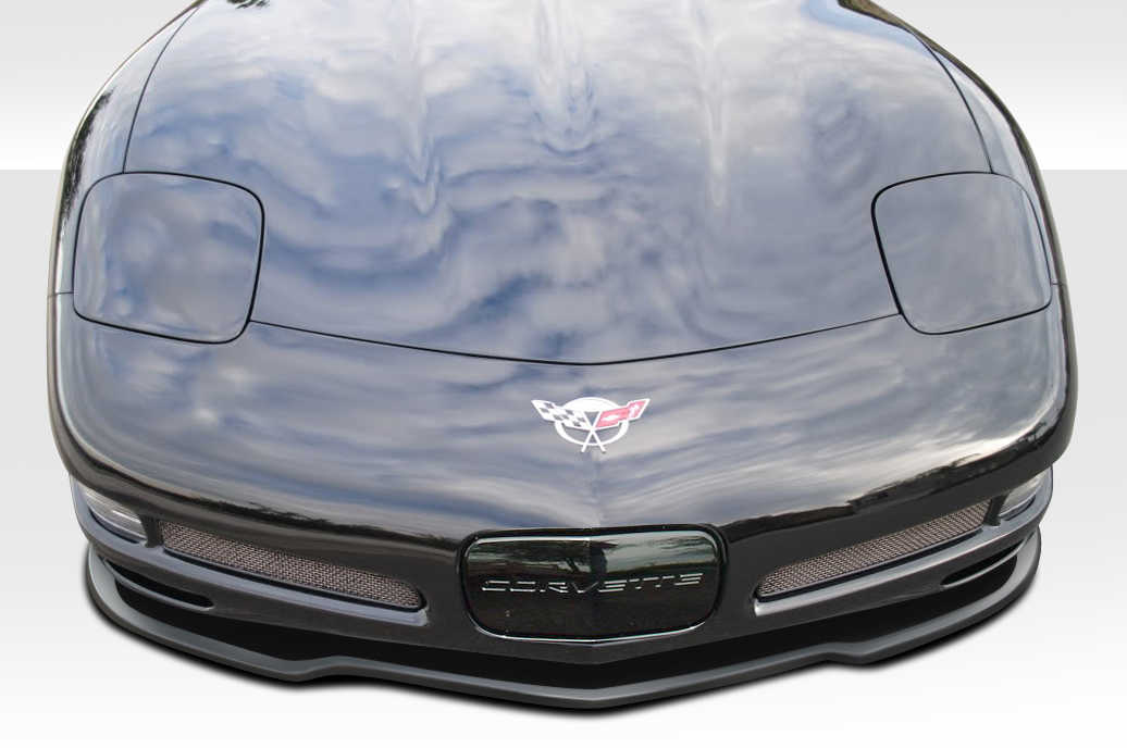 For 1997-2004 Corvette C5 ZR1 Style Front Bumper Lip Chin Splitter Unpaint Black