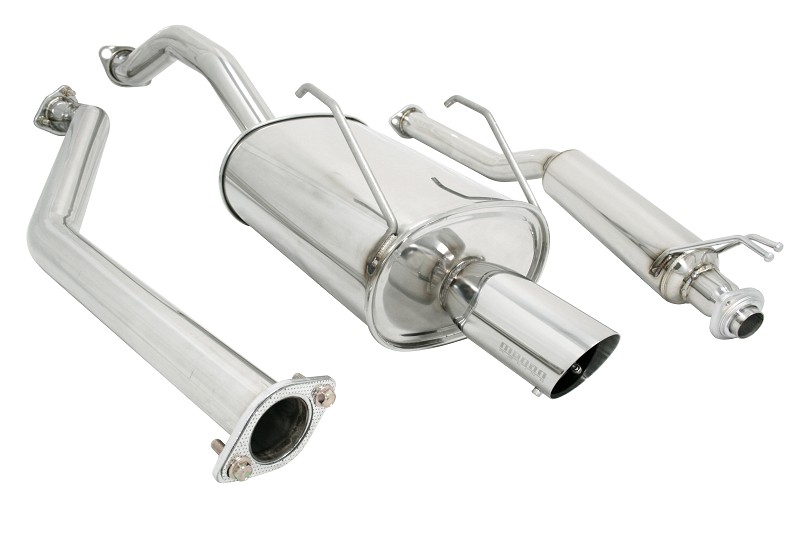 Yonaka 01-05 Honda Civic Catback Exhaust Stainless Steel System 2DR 4DR 1.7L